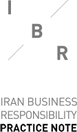 Iran Business Responsibility - Practive Note